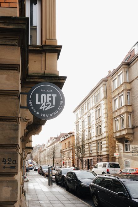 Außenansicht des Loft42 in der Seyfferstraße Stuttgart